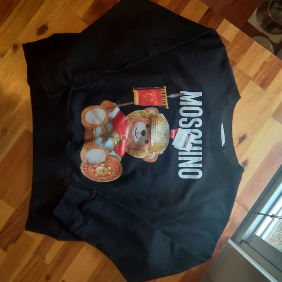 Authentic Moschino black,sweat shirt, Large - Picture 2 of 4